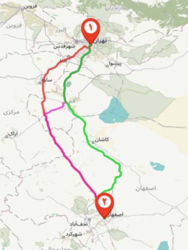 بهترین روش سفر تهران به اصفهان